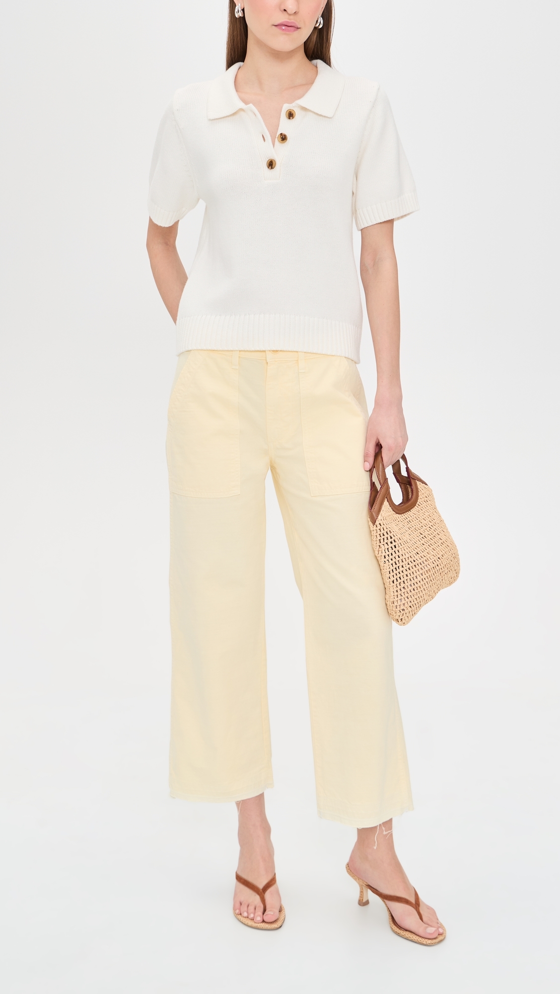 Easy Army Slouch Crop Pants Blondie