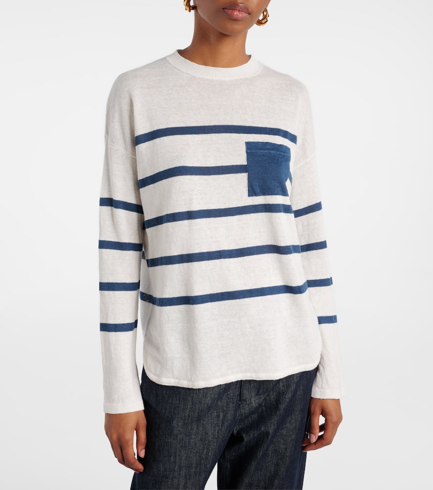 Ombre linen sweater