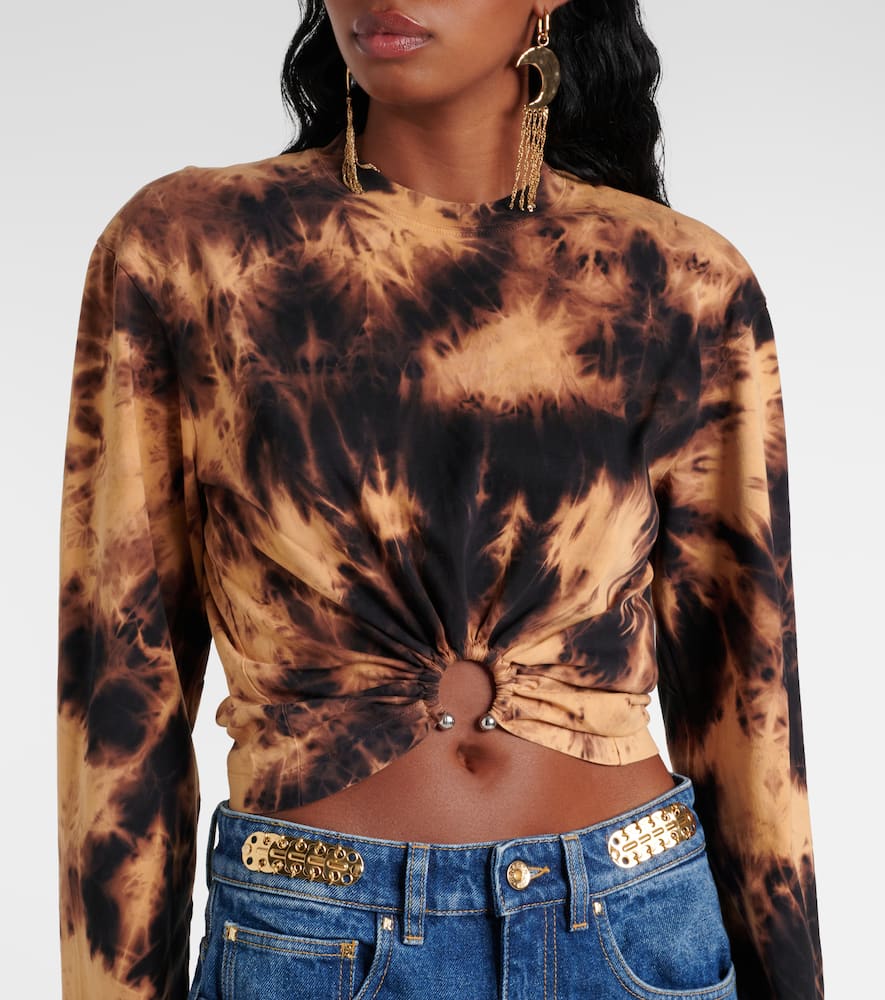 Tie-dye cotton jersey T-shirt
