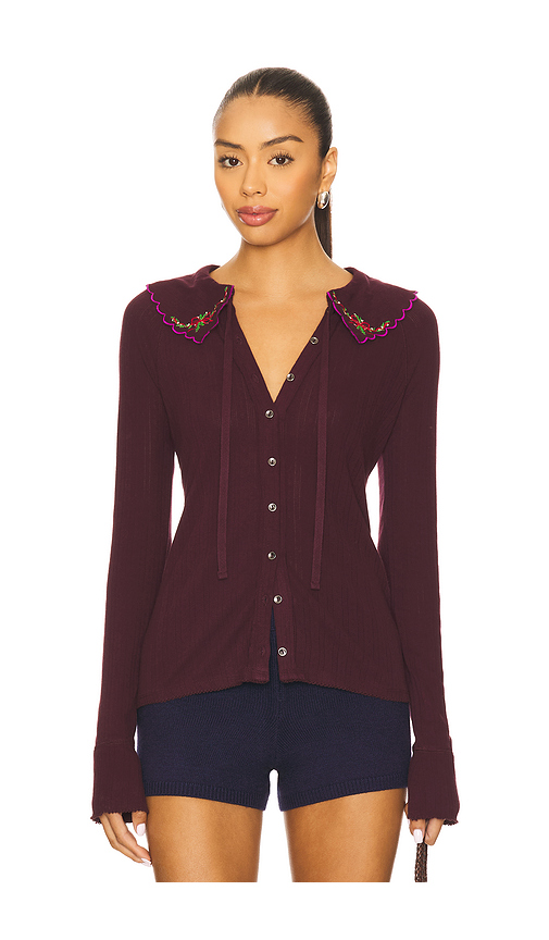 Free People Juniper Long Sleeve in Purple. - XL also in M