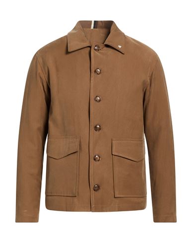 Man Jacket Camel Size 36 Viscose, Elastane
