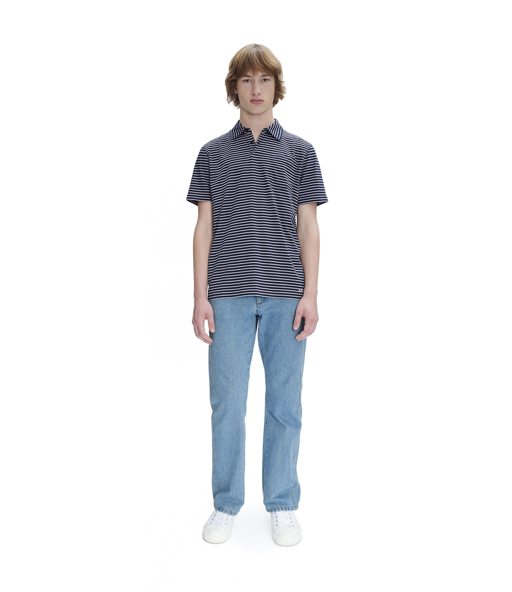 Pablo polo shirt IAK - Dark navy blue