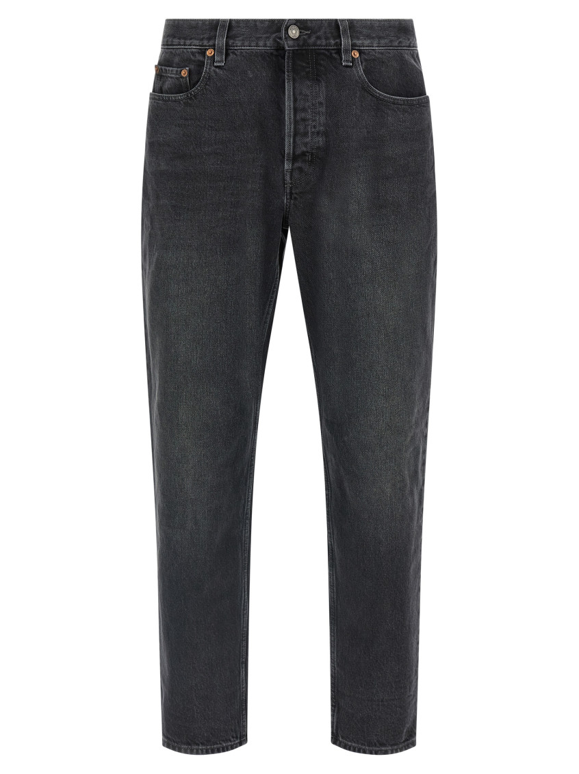 Saint Laurent - mick long jeans five pocket belt loop