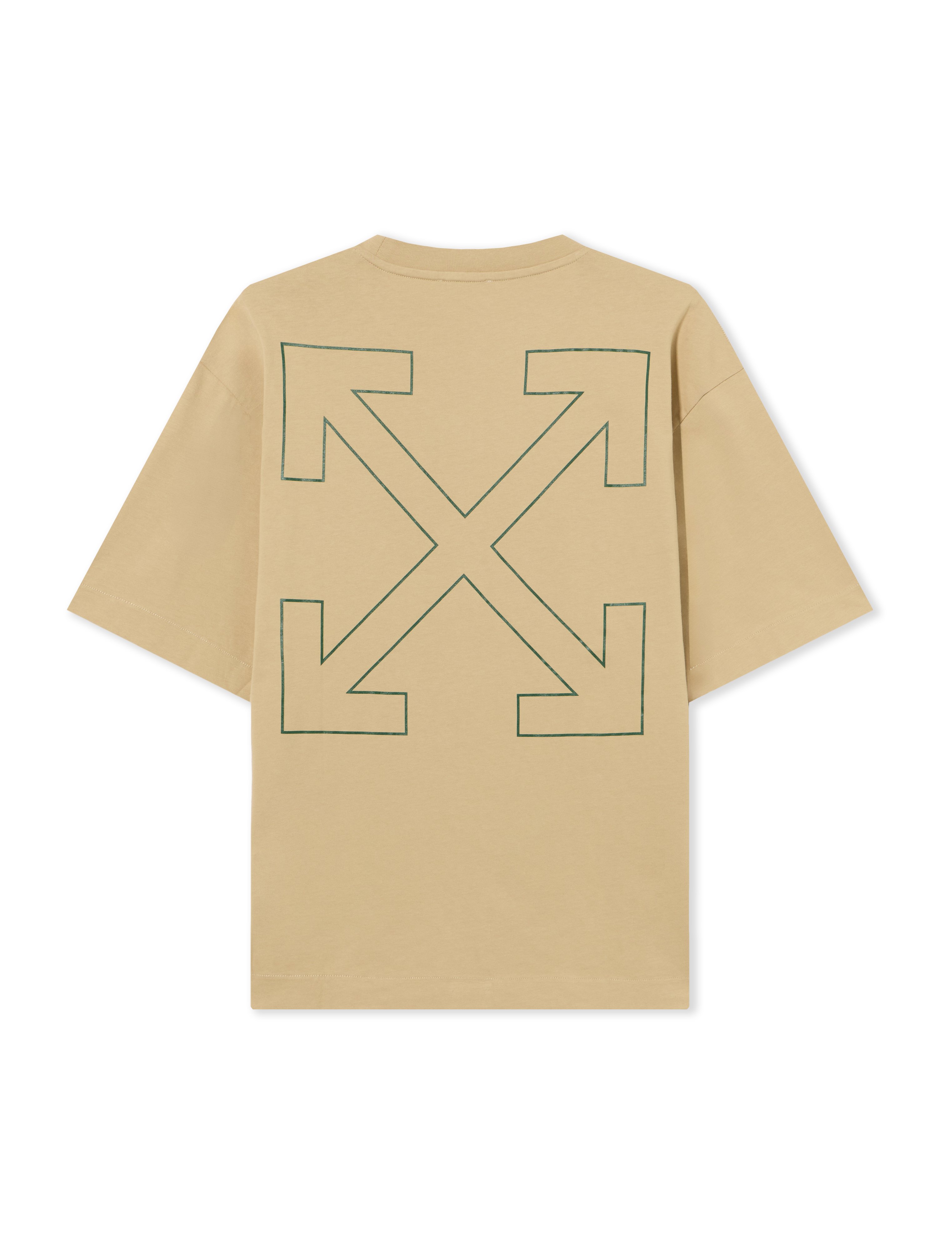 Banknote Arrow Skate  T-shirt - Male T-shirts Creme Brulée