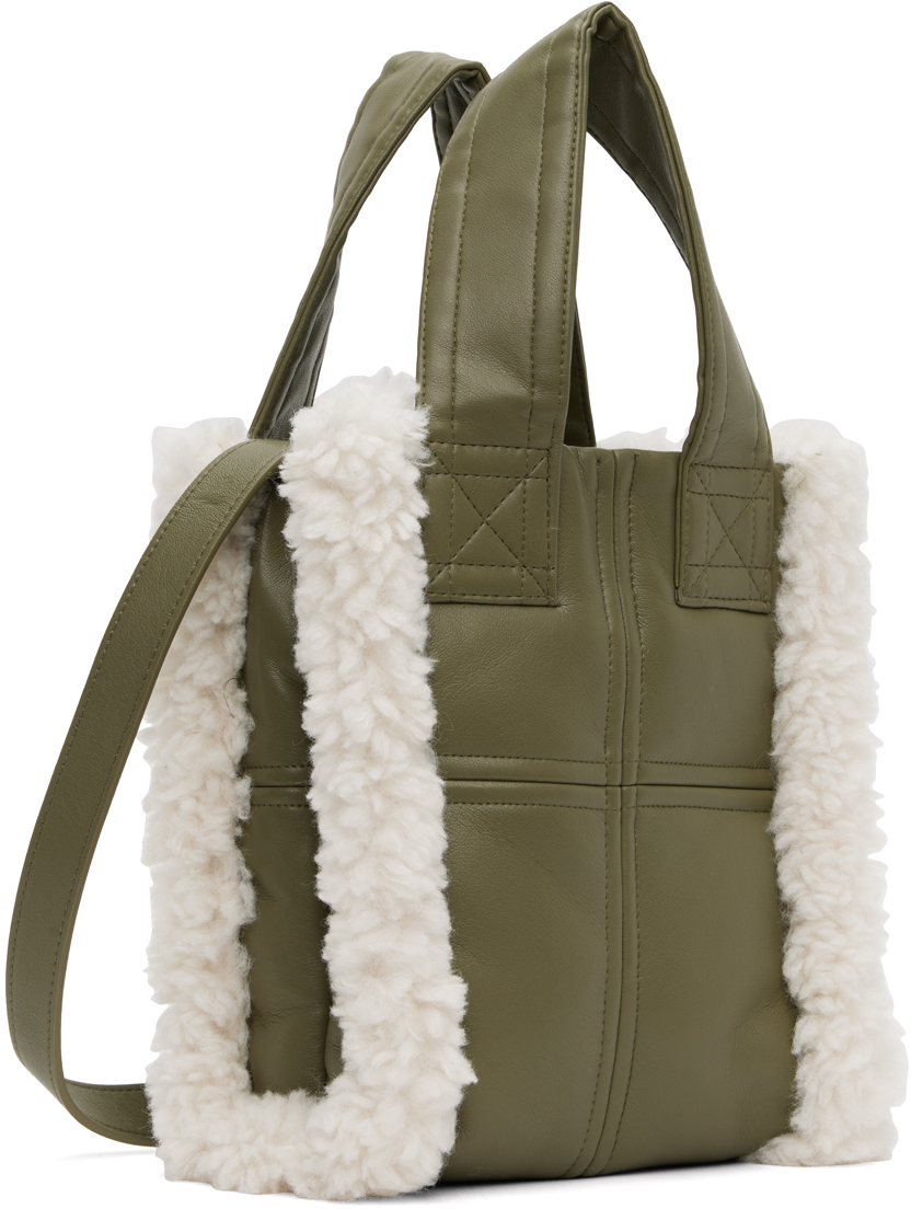 Green resettness tote bag