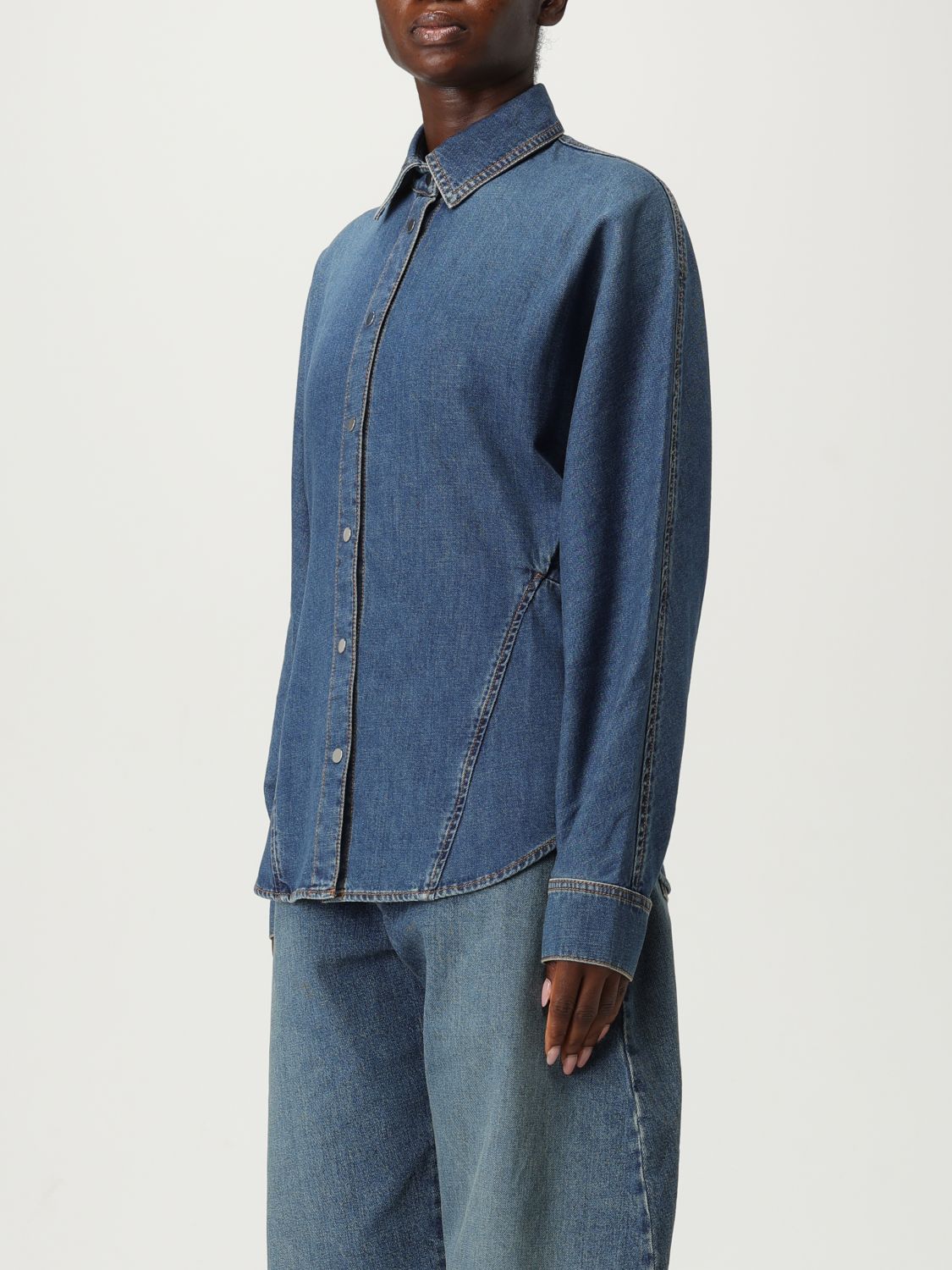 Shirt ALAÏA Woman color Blue