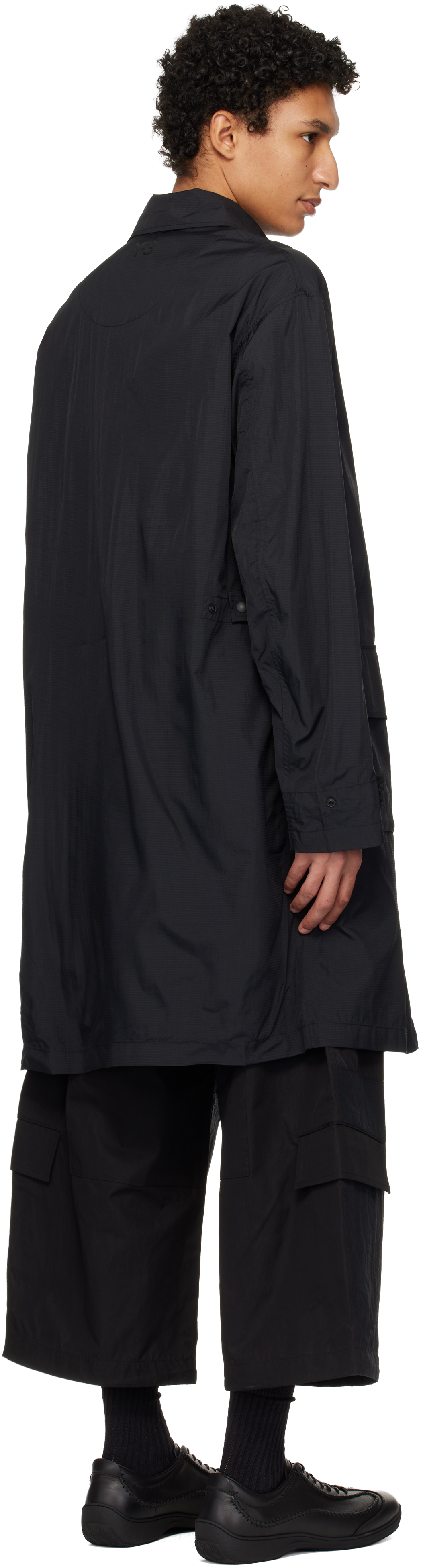 Black Nylon Parka