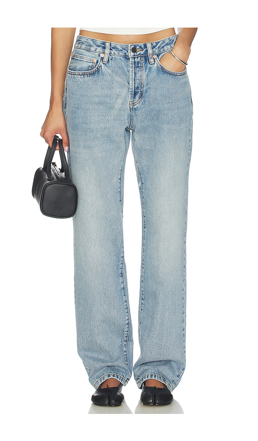 Guizio sol relaxed wide leg pant en color azul 23 también , 25, 26, 27