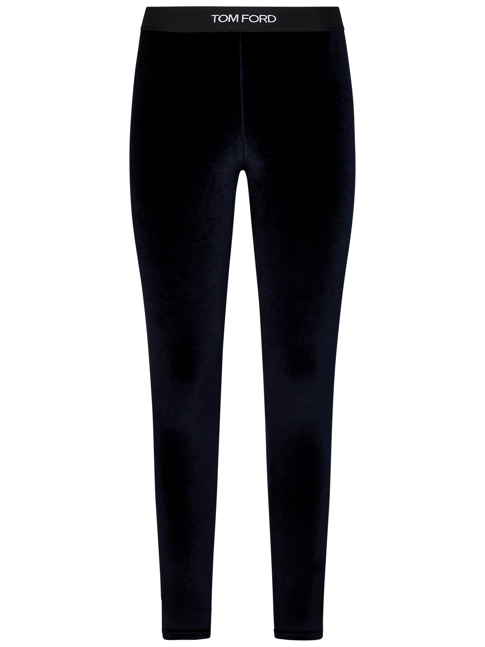 Triacetate Leggings — Blue