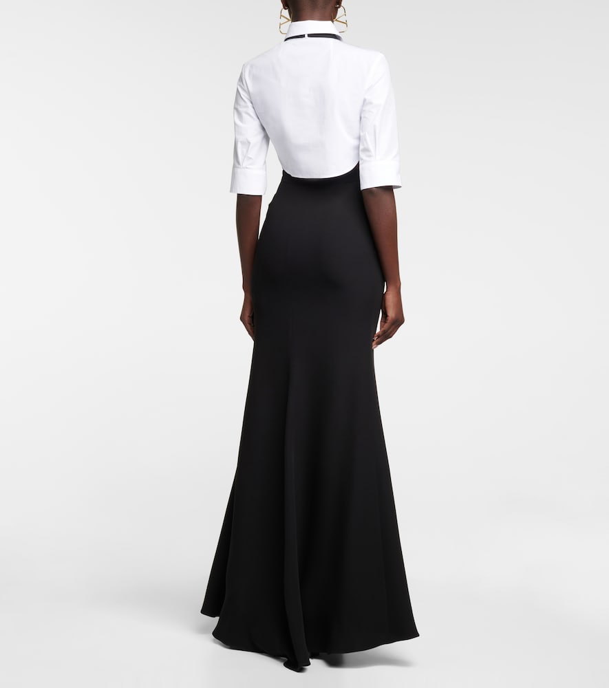 Silk maxi skirt