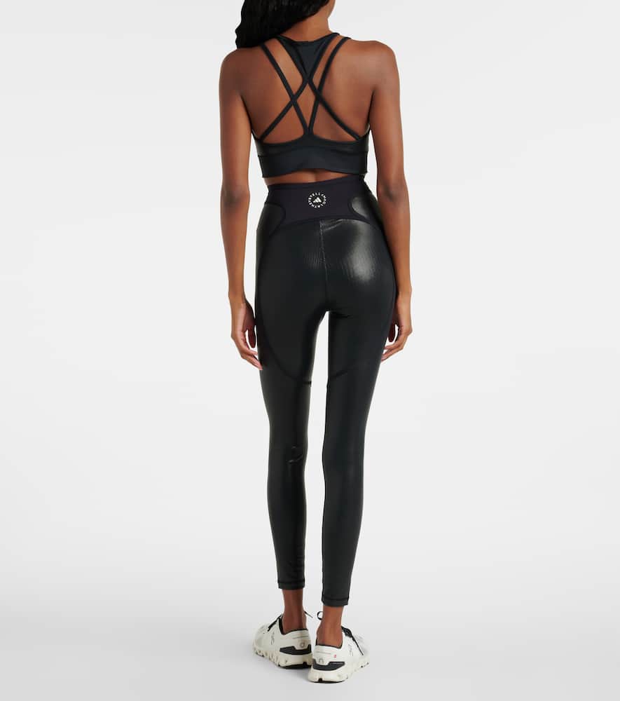 Lamé sports bra