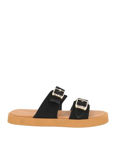 Kianid X Woman Sandals Black Size 10 Leather