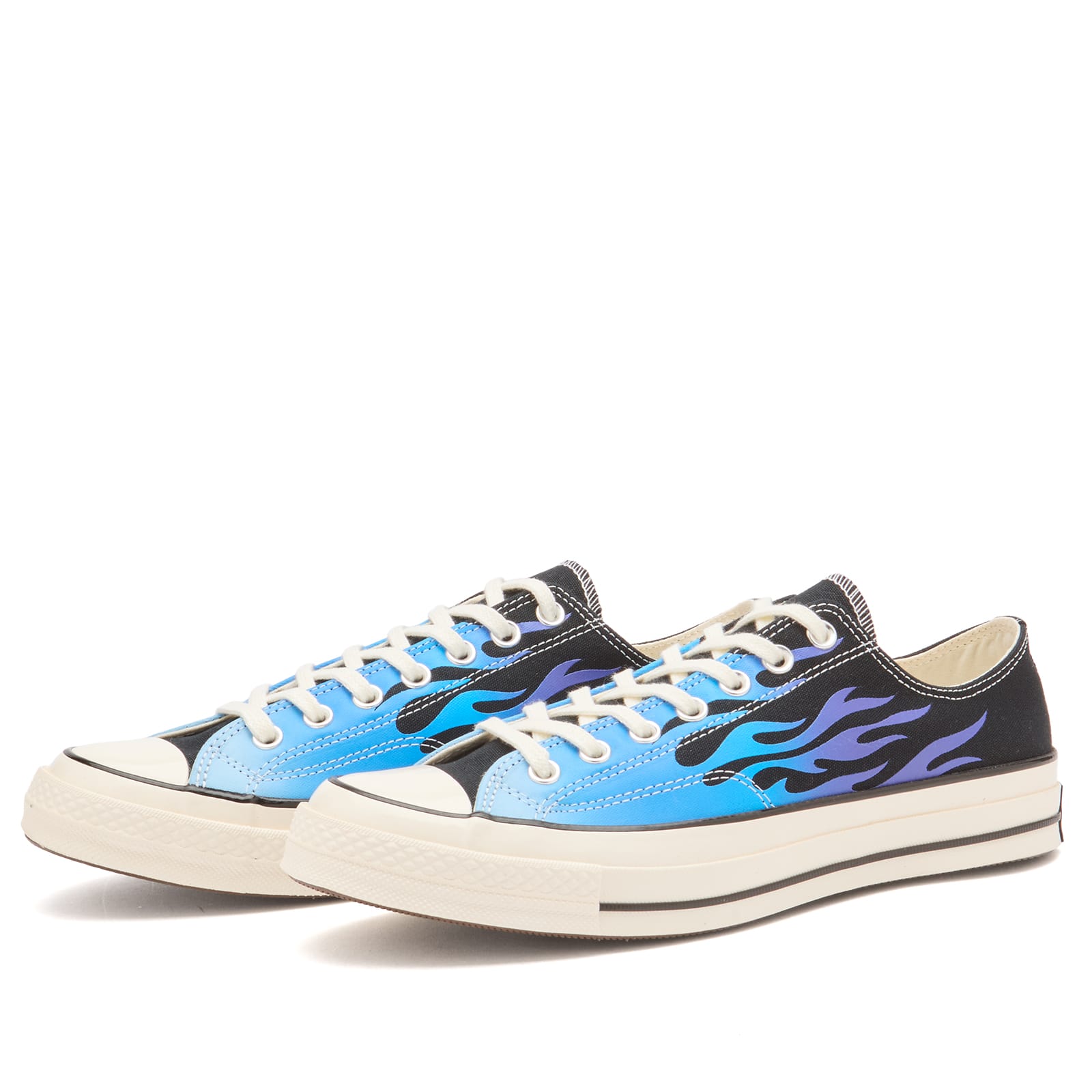 Chuck Taylor 1970s Ox Flames Sneaker Black/Blue/Cobalt