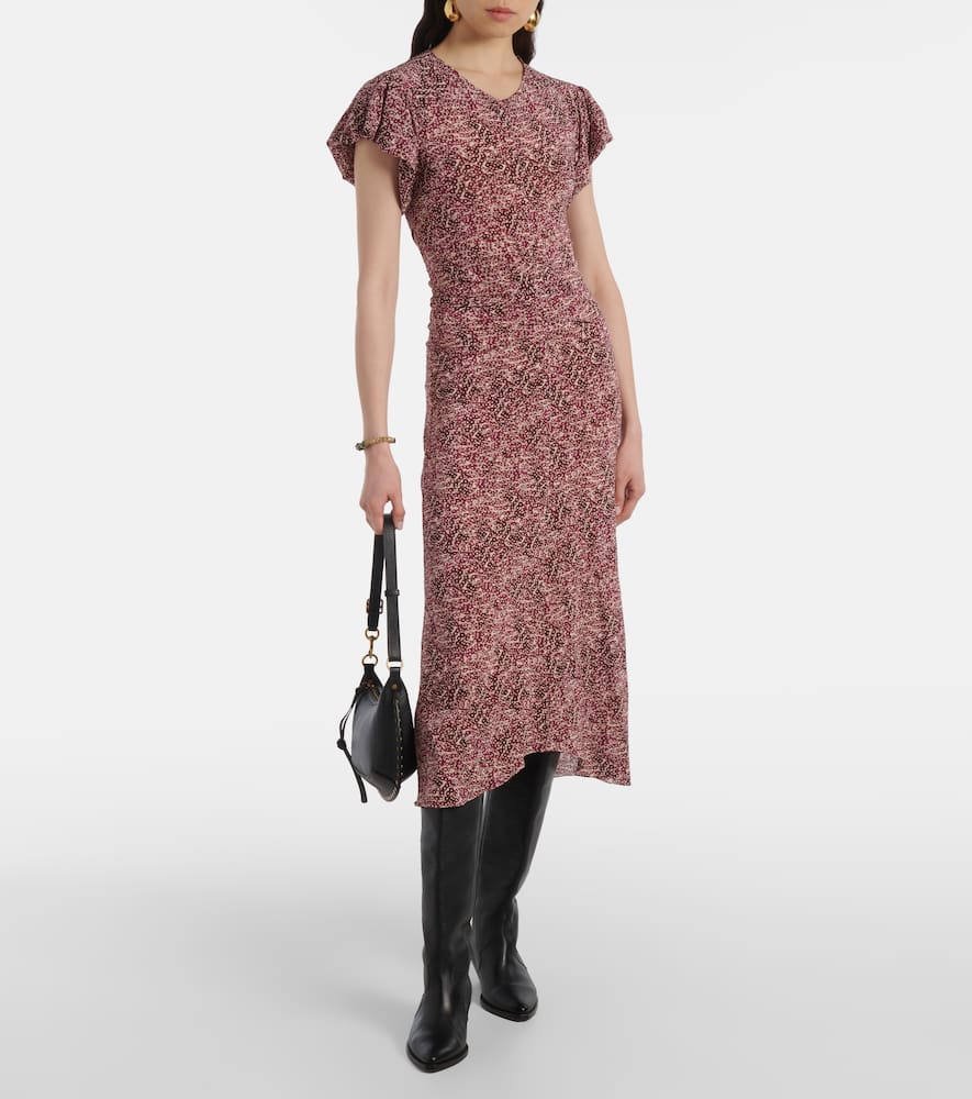 Isabel Marant Octavia printed silk-blend minidress