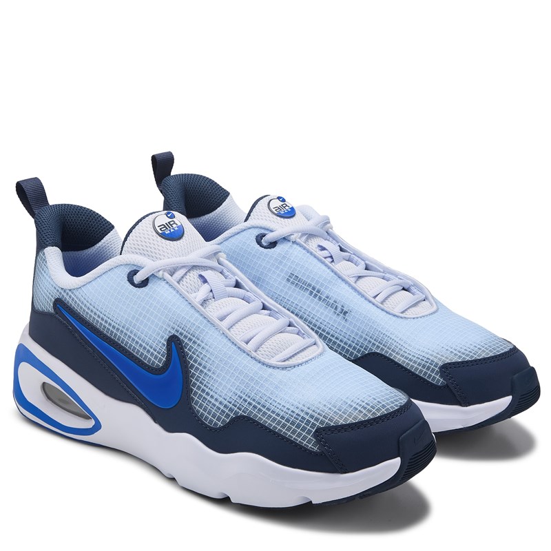 Kids' Air Max Nova Sneaker Big Kid Shoes (White/Blue)