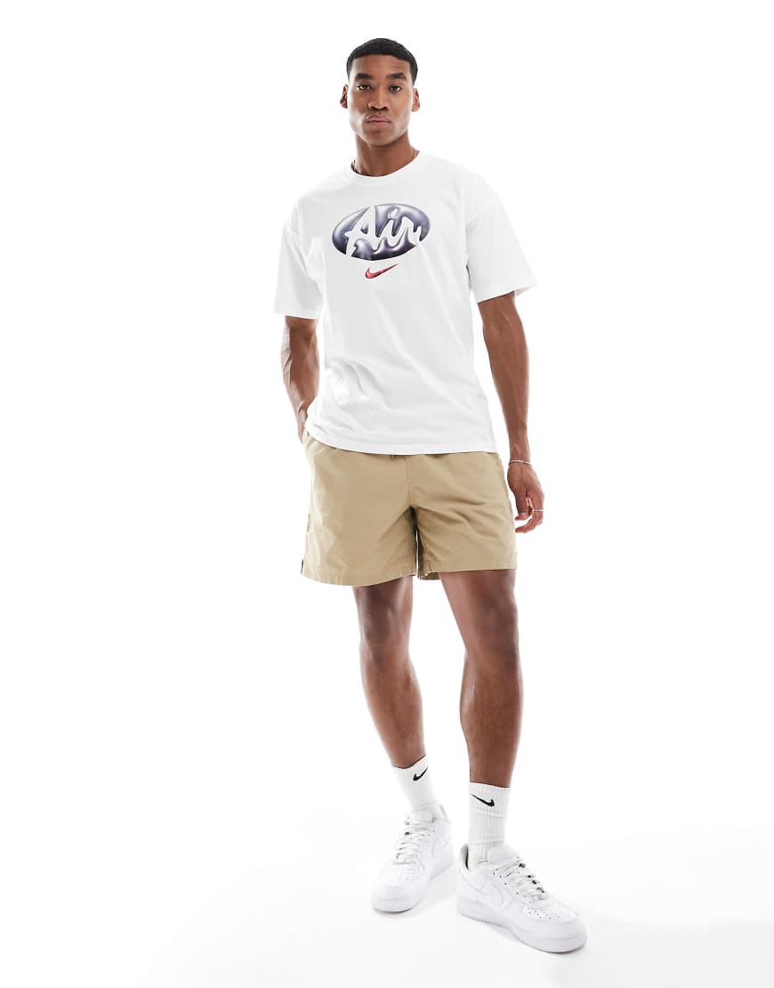 Club woven shorts in beige-Neutral