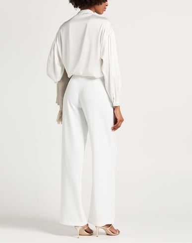 Woman Pants White Size 4 Polyester