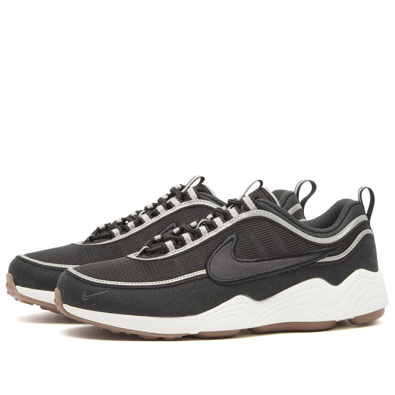 Men's Air Zoom Spiridon Sneaker Noir/Purple/Silver