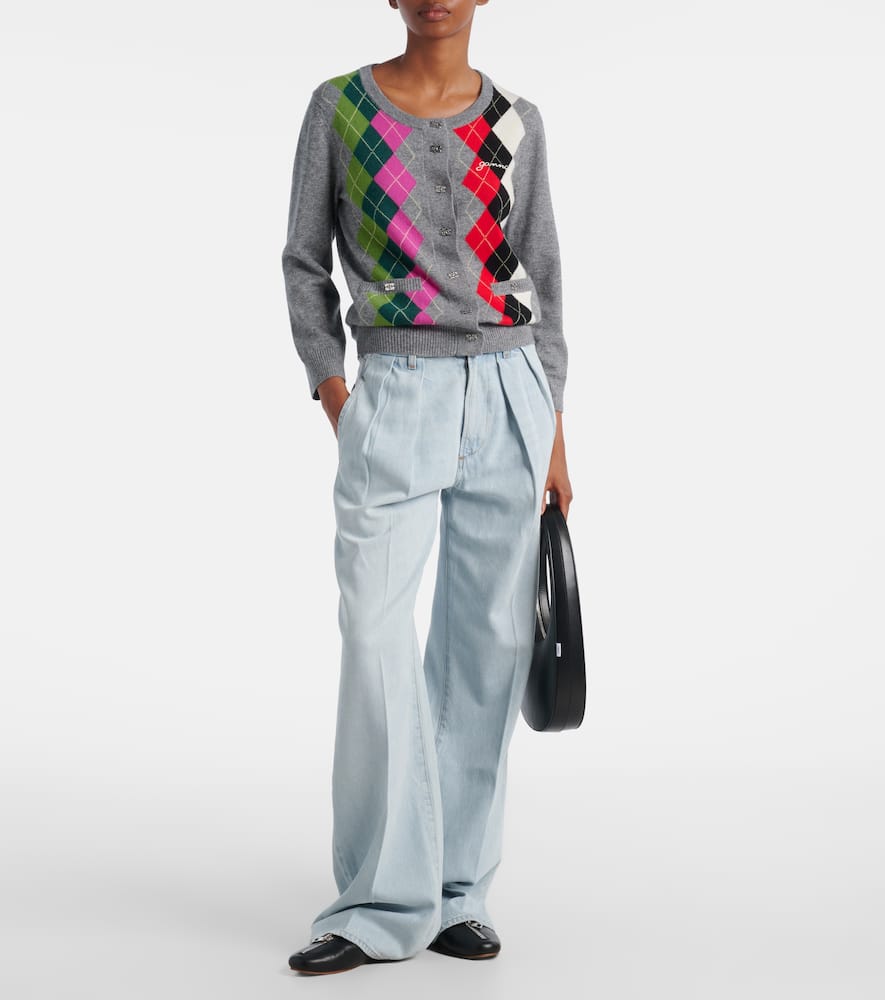 Petra high-rise wide-leg jeans