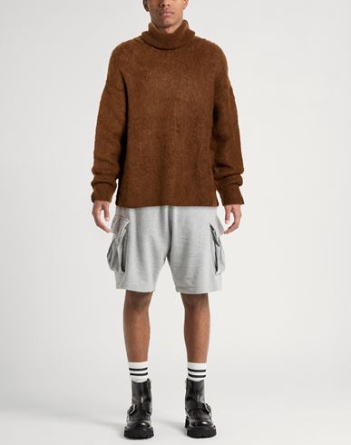 Man Turtleneck Brown Size L Baby alpaca wool, Virgin Wool, Polyamide, Elastane