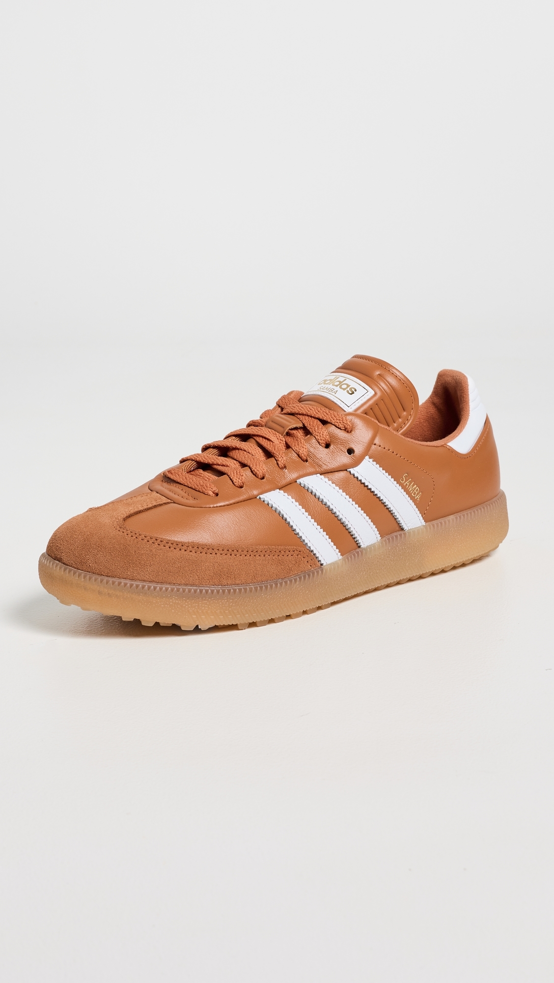Samba Spikeless Golf Shoes Rustic Orange/Ftwr White/Gum3