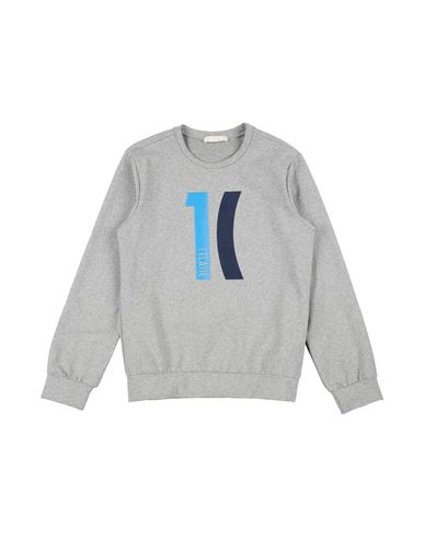 Kid Boy Sweatshirt Grey Size 10 Cotton, Elastane