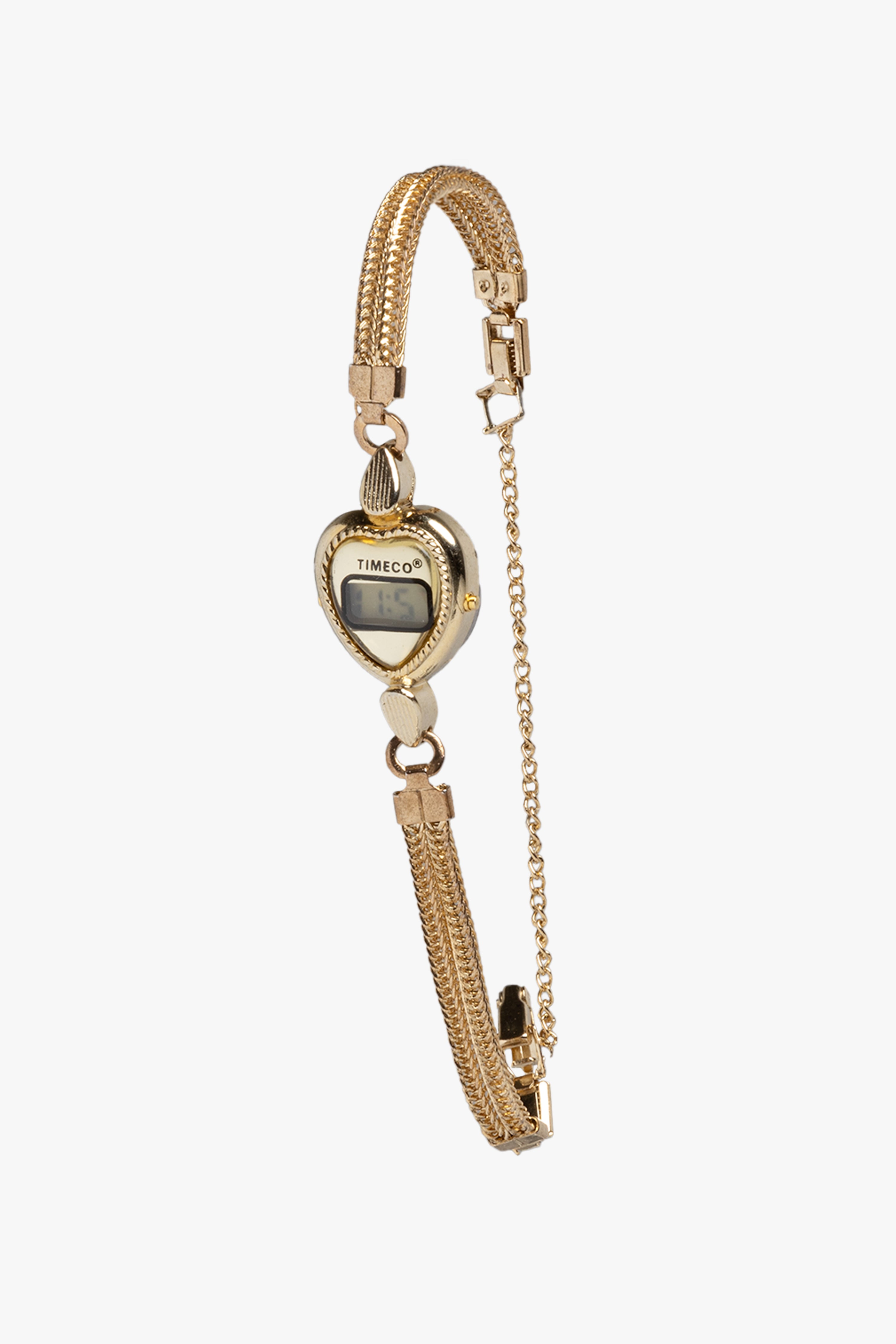 WCHRHTCHN - Heart Chain Watch - Gold / O
