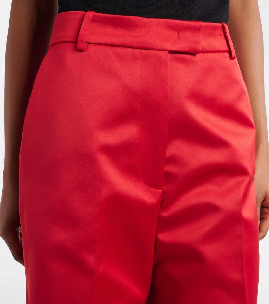 Brickell satin wide-leg pants