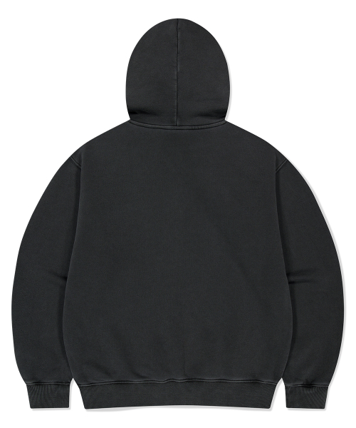 PIGMENT ECLIPSE LOGO HOODIE CHARCOAL