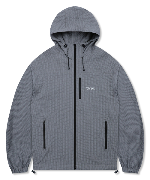 XJ132 Check Wrinkle Windbreaker