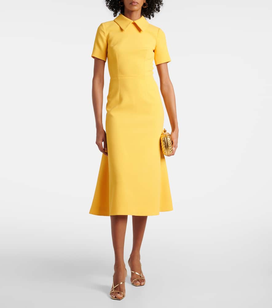Eman crêpe cocktail dress