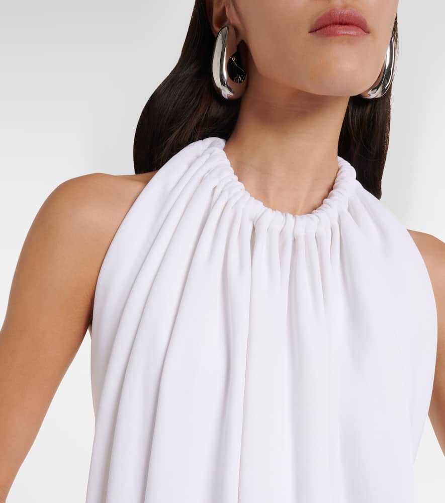 Alceste draped halterneck maxi dress