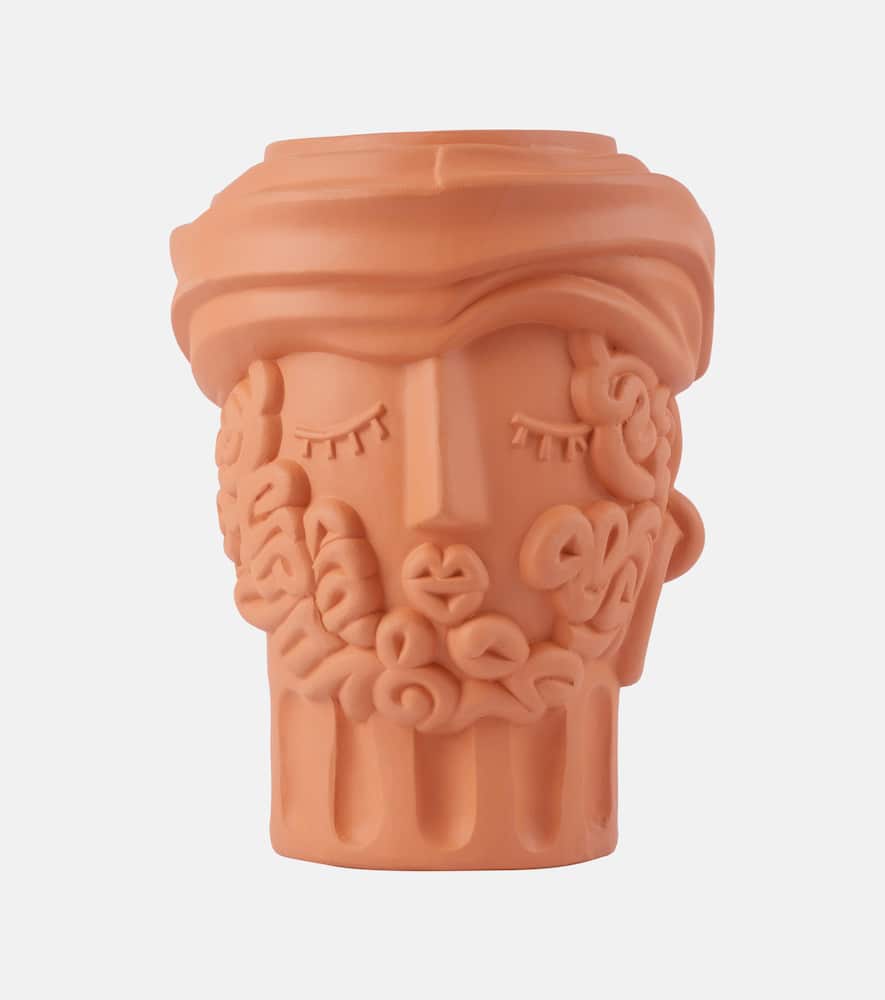 Magna Graecia Man terracotta vase by Antonio Aricò