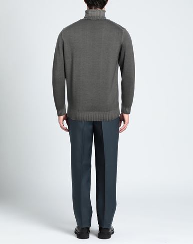 Man Turtleneck Grey Size 40 Merino Wool