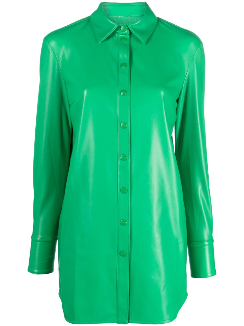 Coated long-sleeve shirt - Green