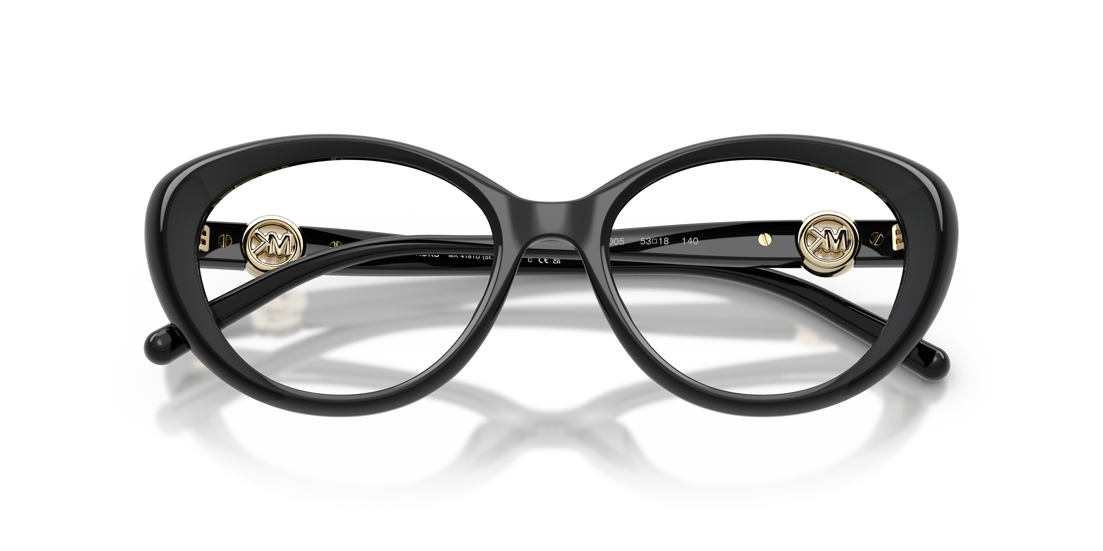 Michael Kors Mujer Michael Kors MK4181U ST. THOMAS 3005 Monturas ópticas Inyectado Negro Transparente Redonda Norma