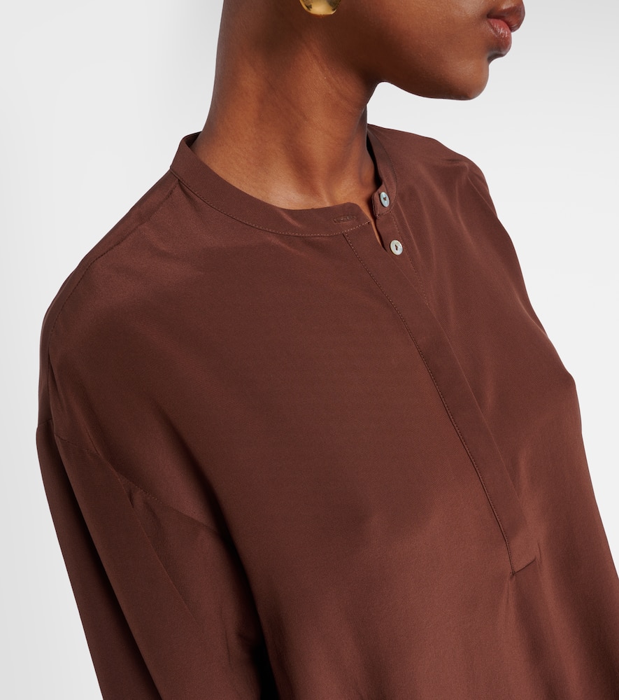 Remy silk crêpe shirt