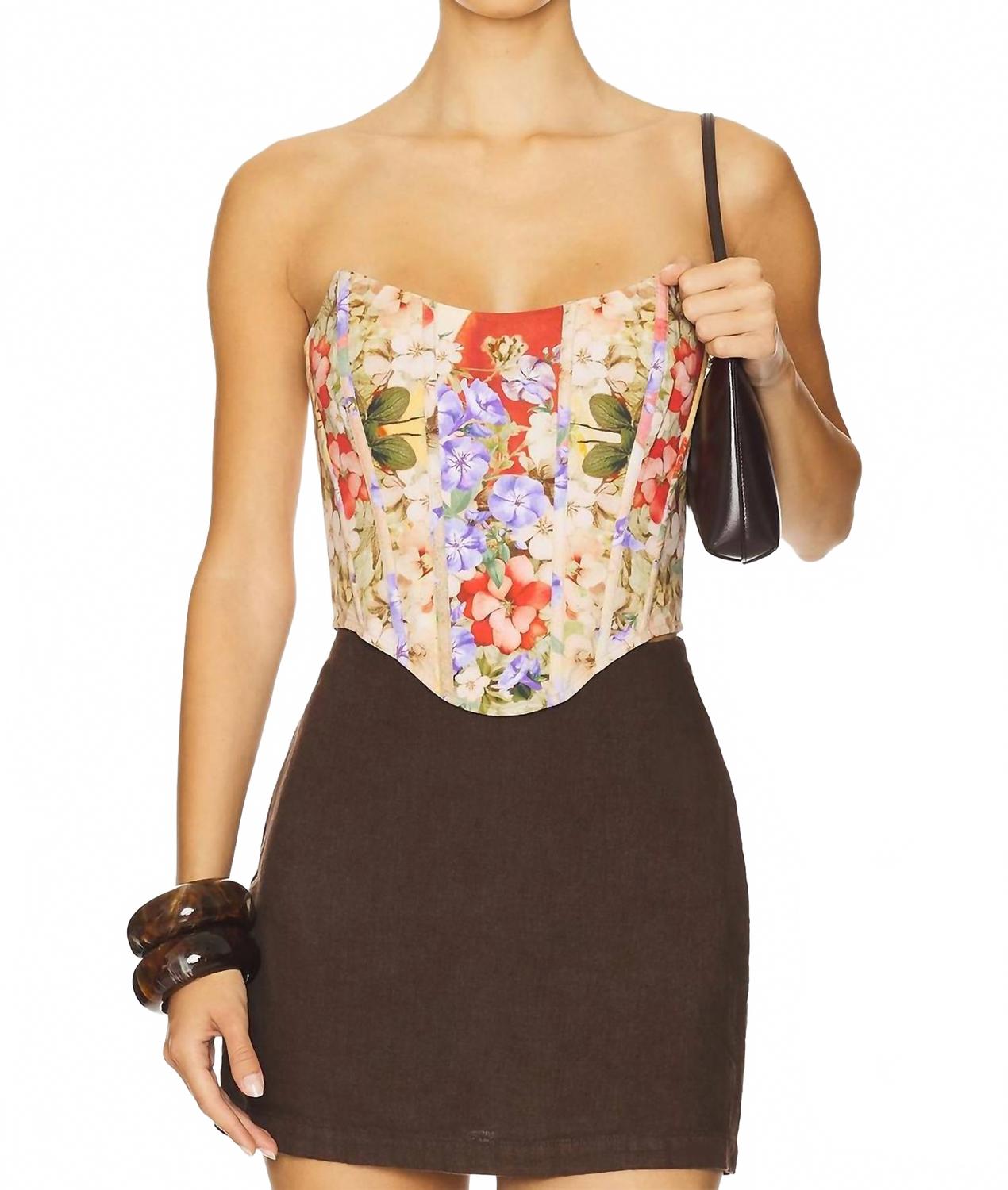 Corset Top In Spring Time Whispers