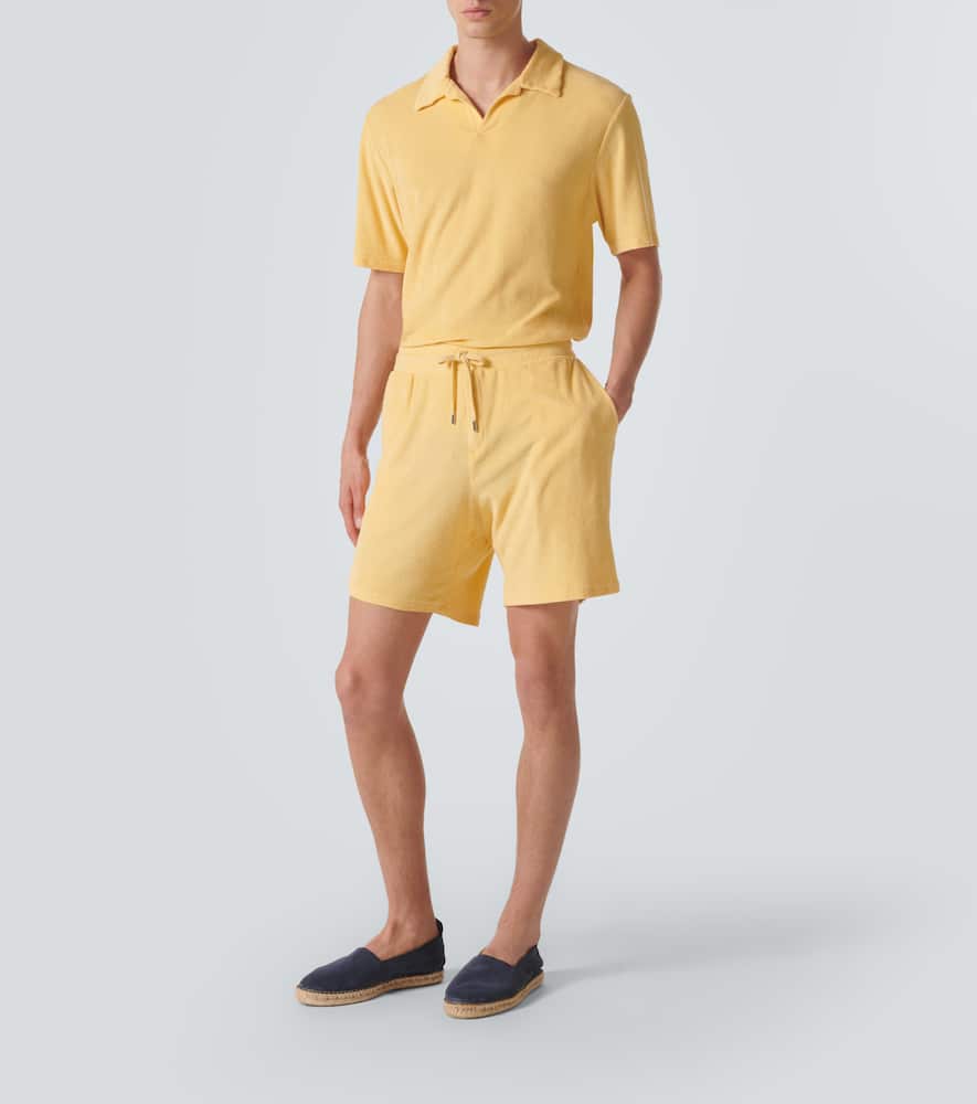 Faustino cotton terry polo shirt