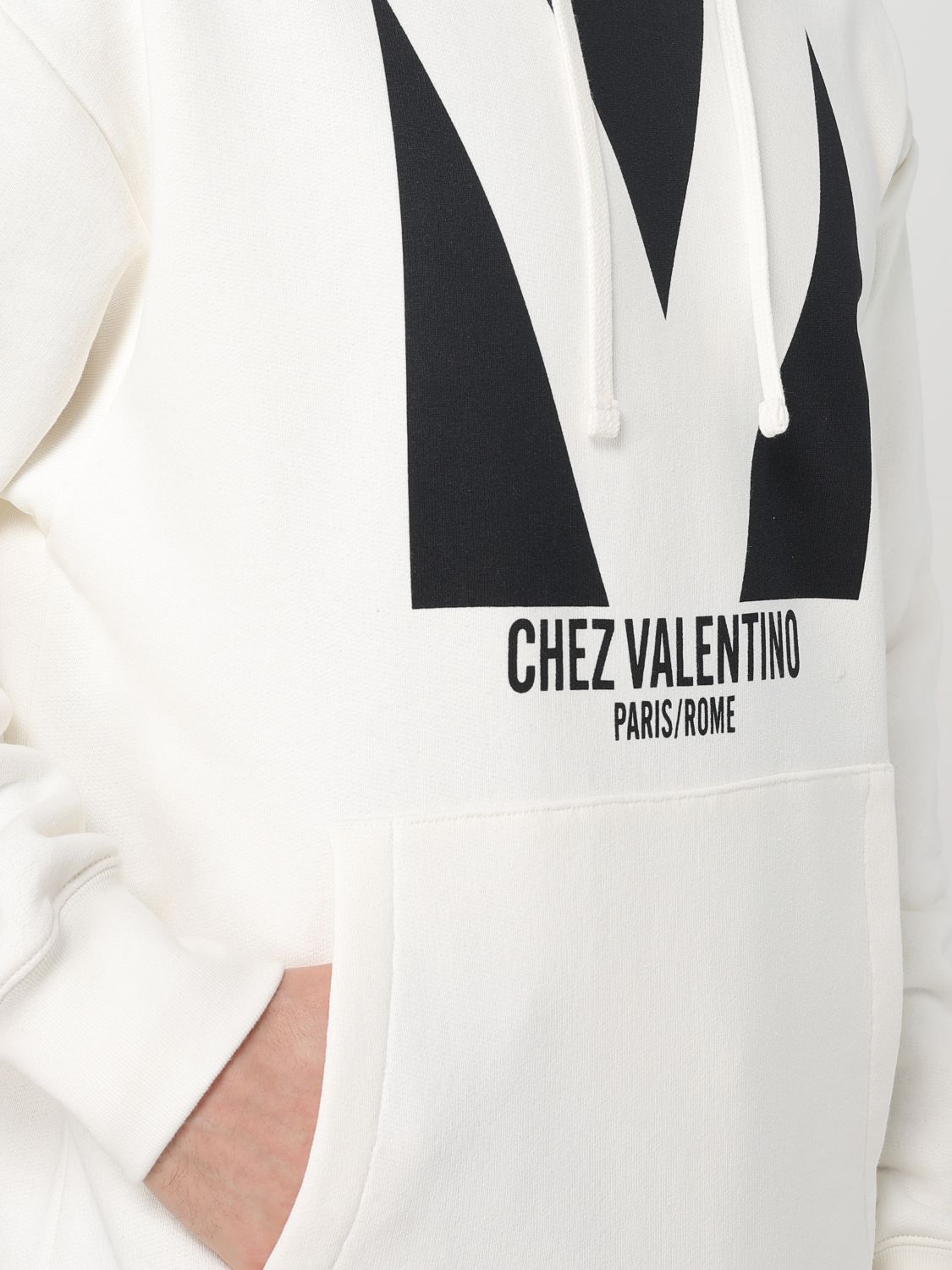 Sweatshirt Men color Ivory