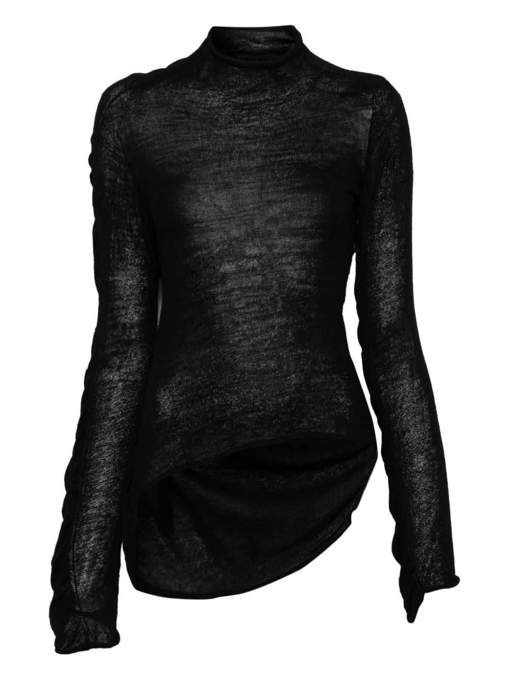 Issey Miyake wool top - Black