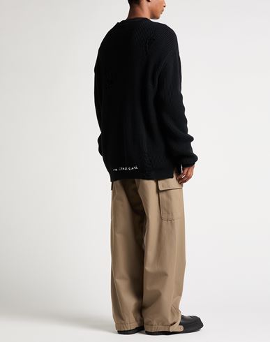 Man Sweater Black Size XL Cotton