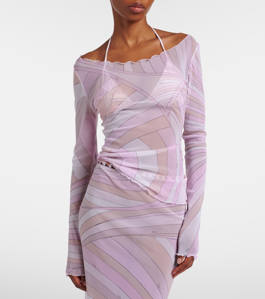 Iride tulle top