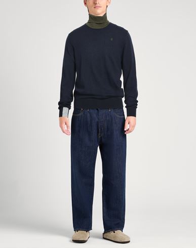 Man Turtleneck Midnight blue Size XL Polyamide, Viscose, Wool, Cashmere
