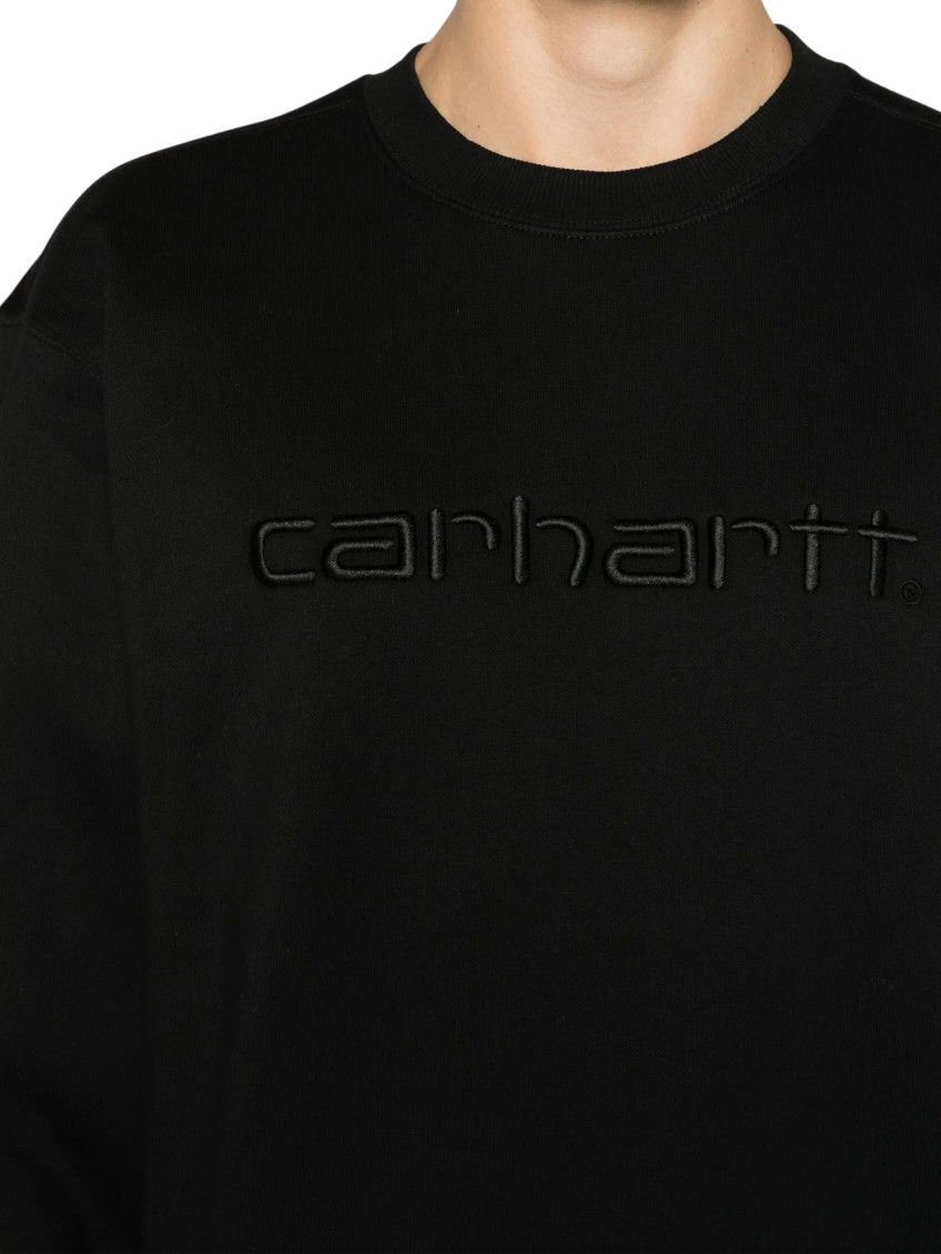 Black Crew Neck Sweatshirt