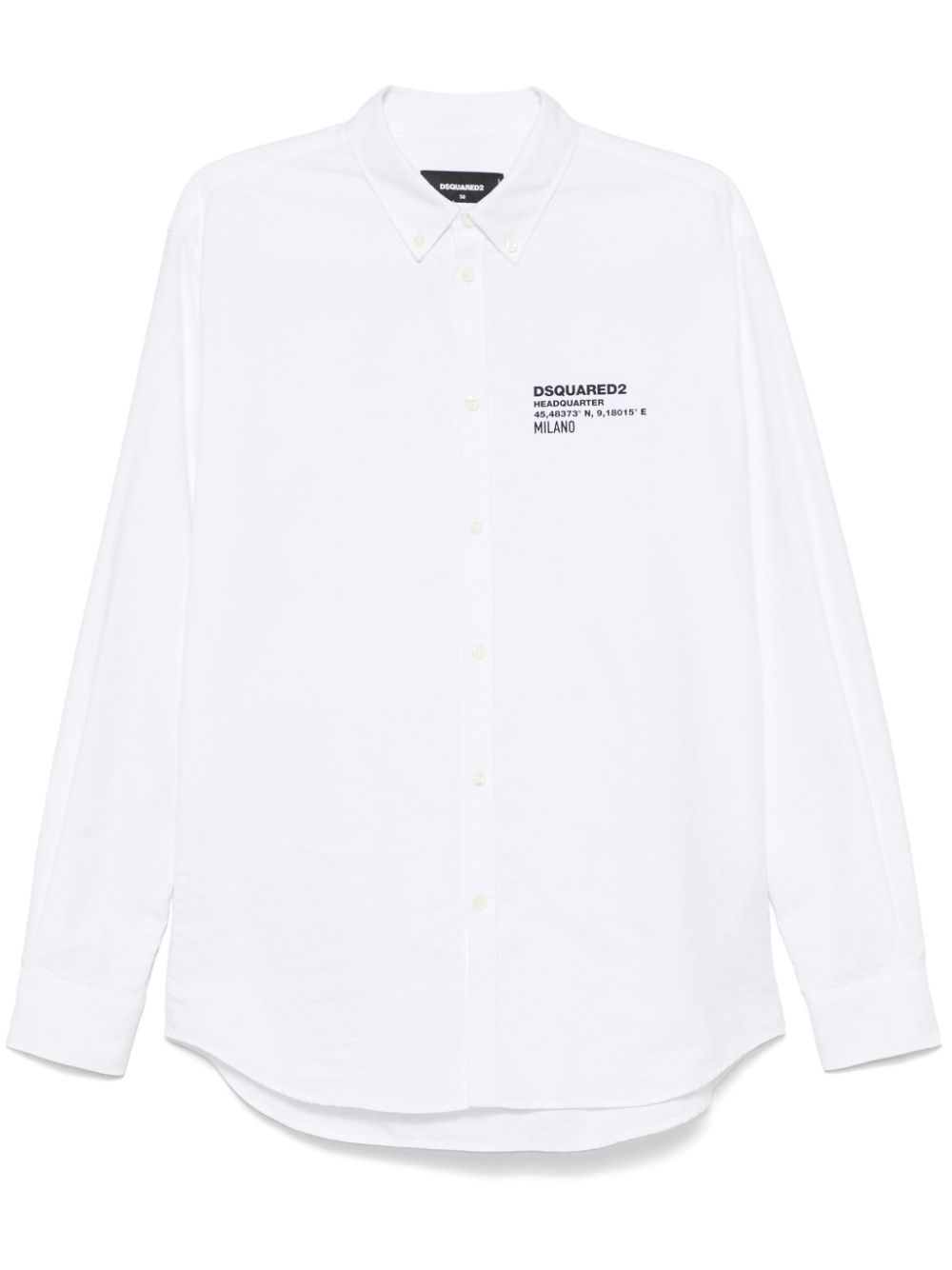Logo-print shirt - White