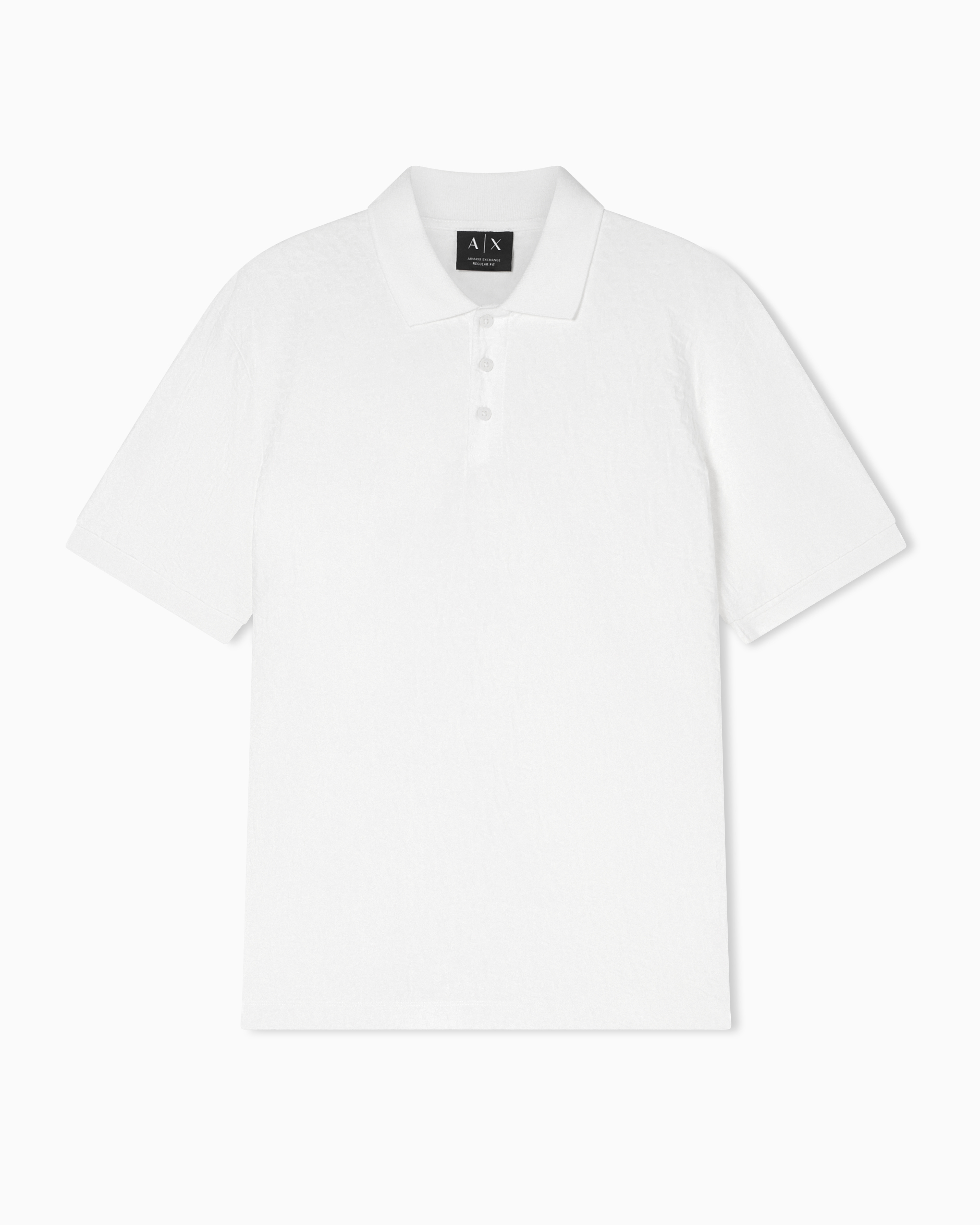 Jacquard polo shirt in mercerized cotton