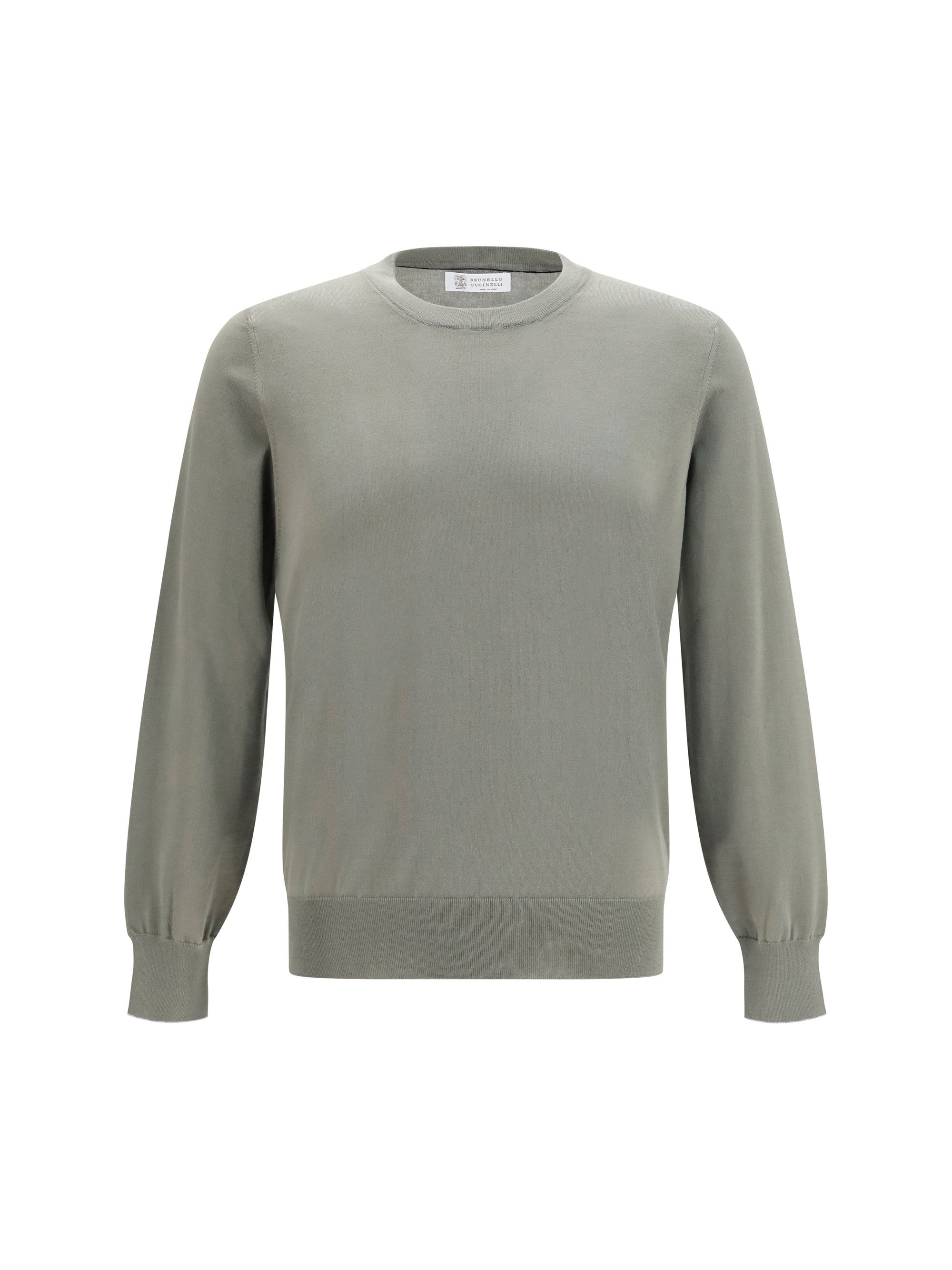 Cotton Sweater — Gray