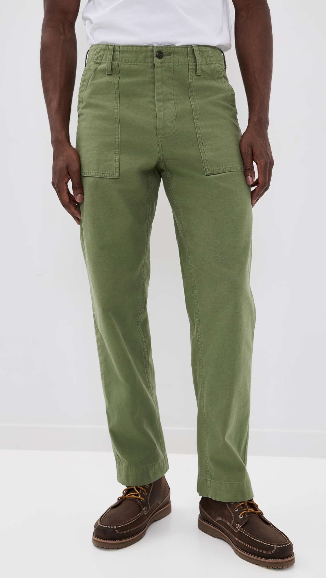 Field Supply Pants Washed Fatigue Green