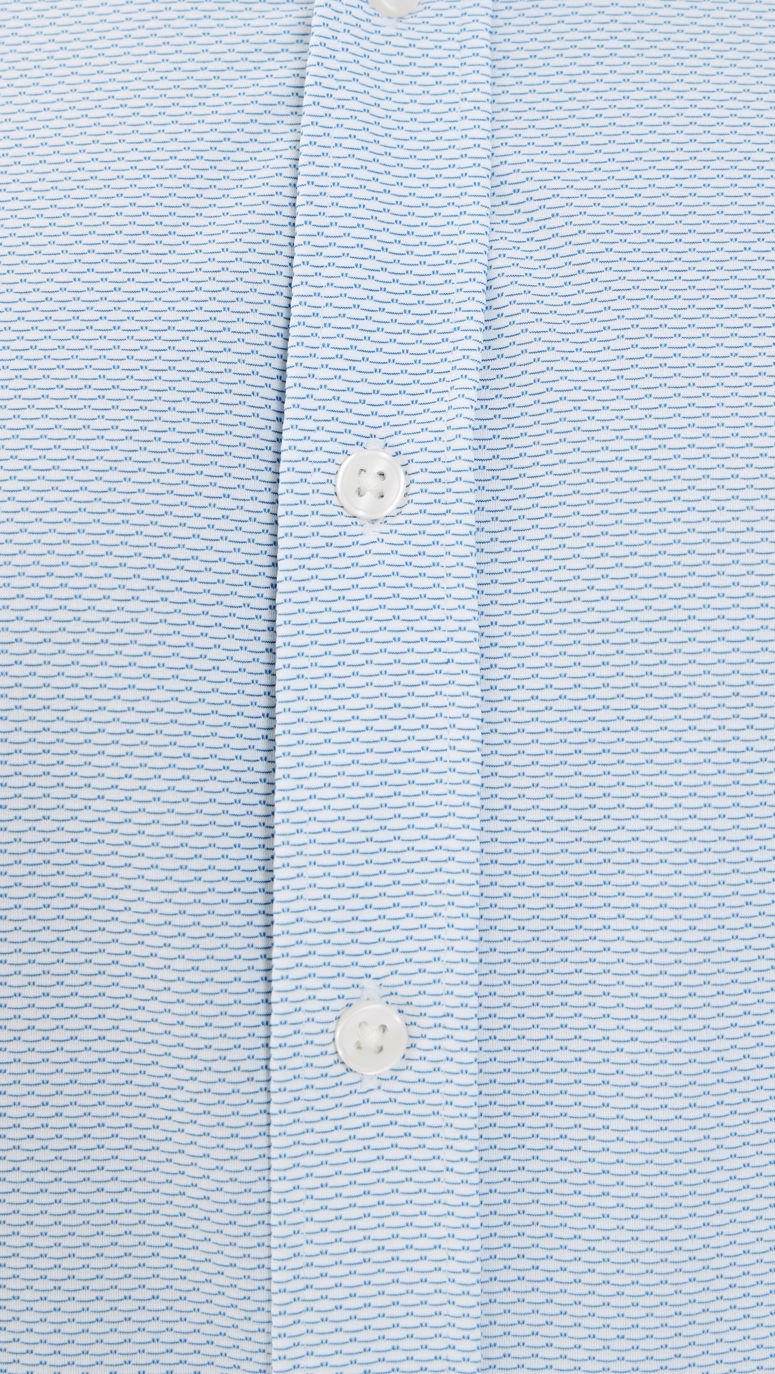 Commuter Shirt Slim Fit Light Blue Wave Geo